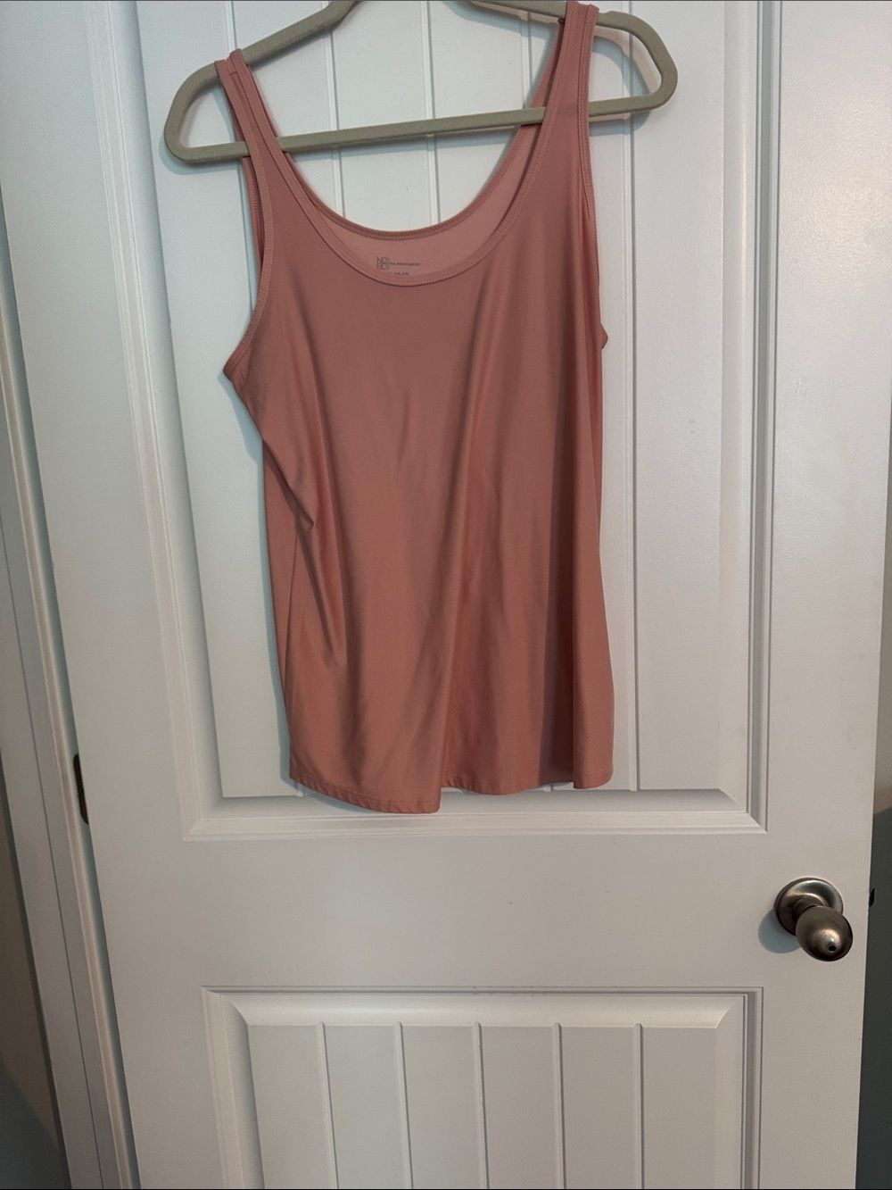 No Boundaries Dusty Rose Scoop Neck Tank
